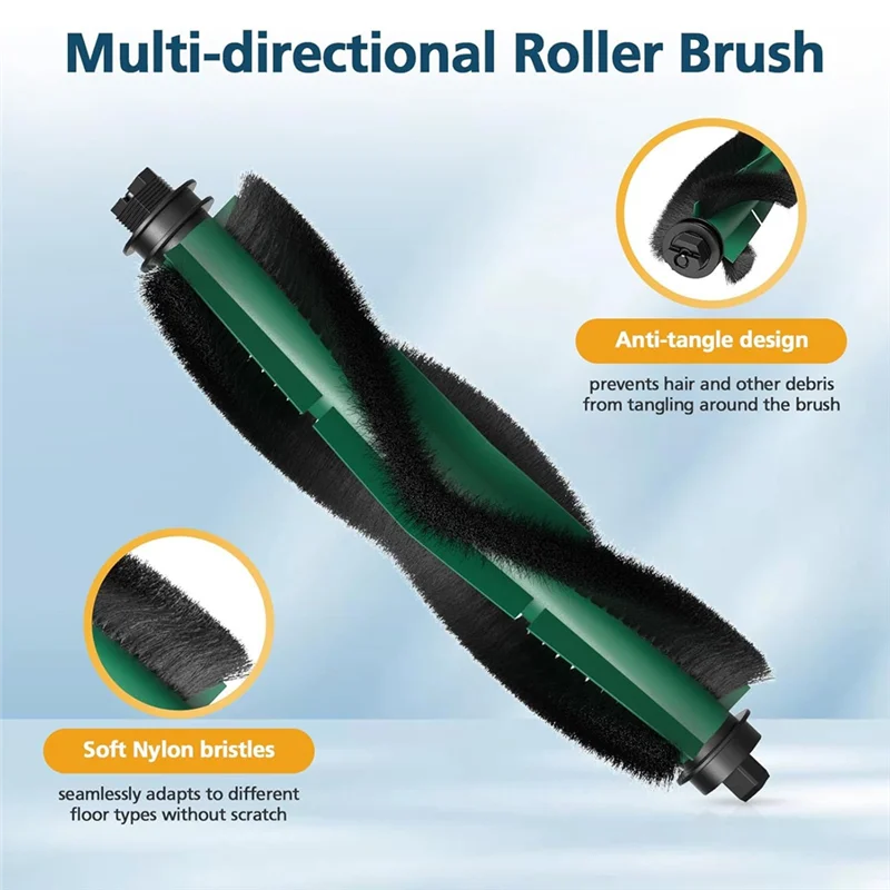 

-A96P For Irobot Roomba Essential Series Q0120, Y0140, Q011, Y0110 Robot Vacuum Cleaner Main Side Brush Hepa Filter Parts