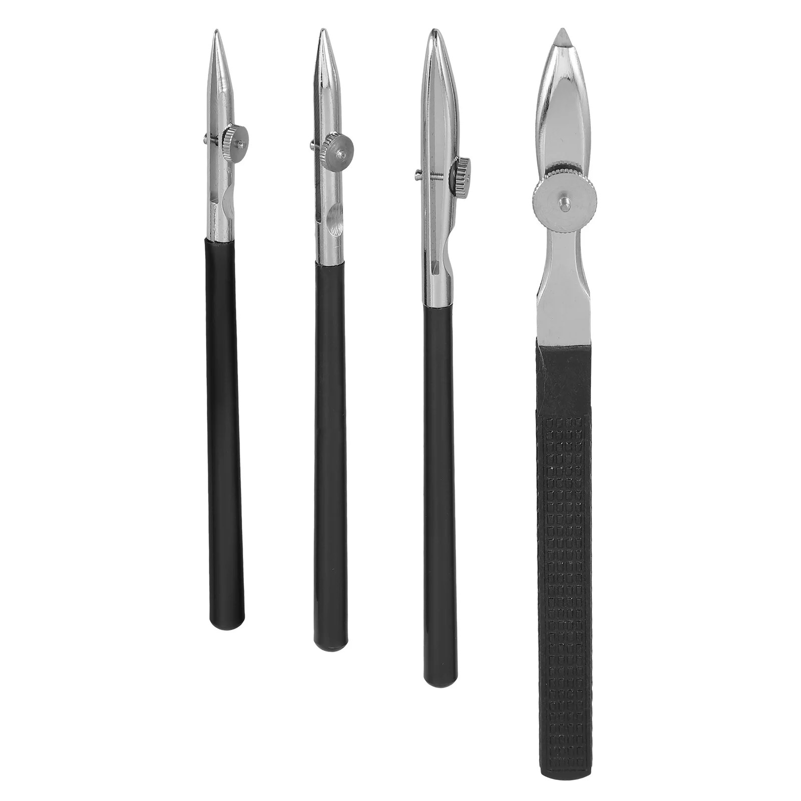 

4 Pcs Adjustable Duckbill Ruling Pens Black 117 118 119 120 Line Drawing Painting Tools Steel Pen Set Cross Hinged
