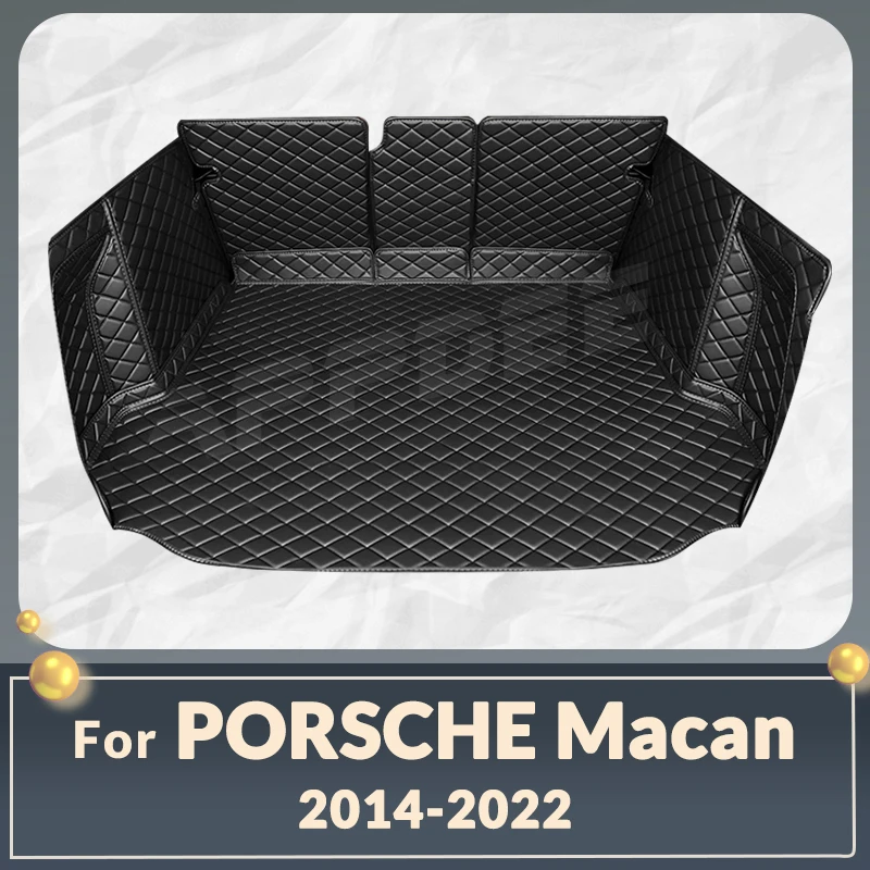 

Auto Full Coverage Trunk Mat For Porsche Macan 2014-2022 21 20 19 18 17 16 15 Car Boot Cover Pad Interior Protector Accessories