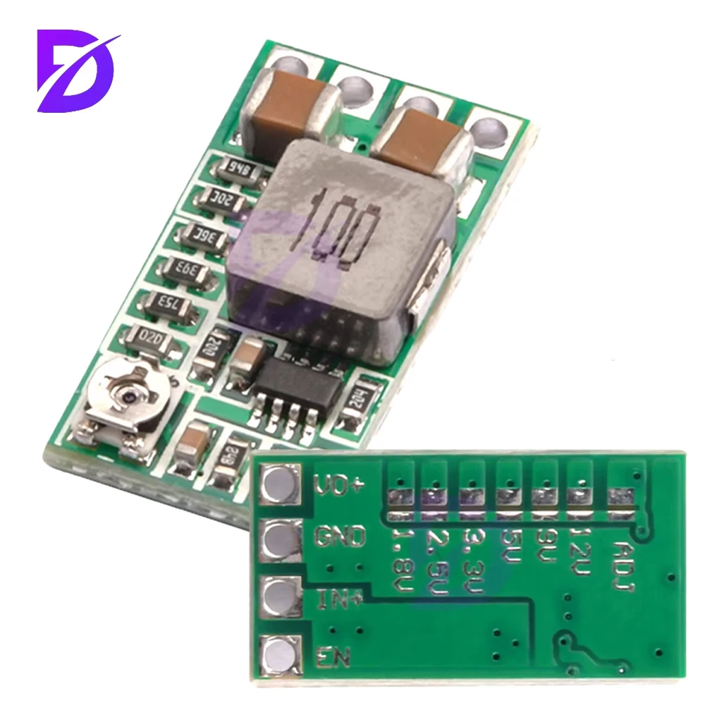 

Mini 3A DC-DC Buck Converter 4.5V-24V to 5V Adjustable Voltage Regulator 24V/12V to 5V Step-Down Power Module