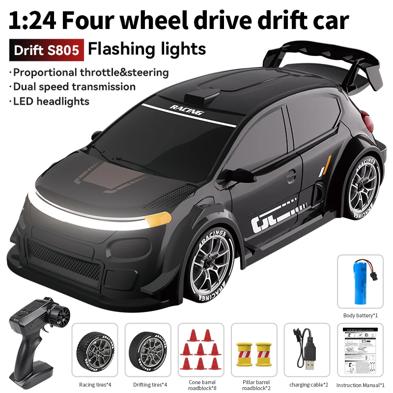 1:24 4WD Drift Rc C…