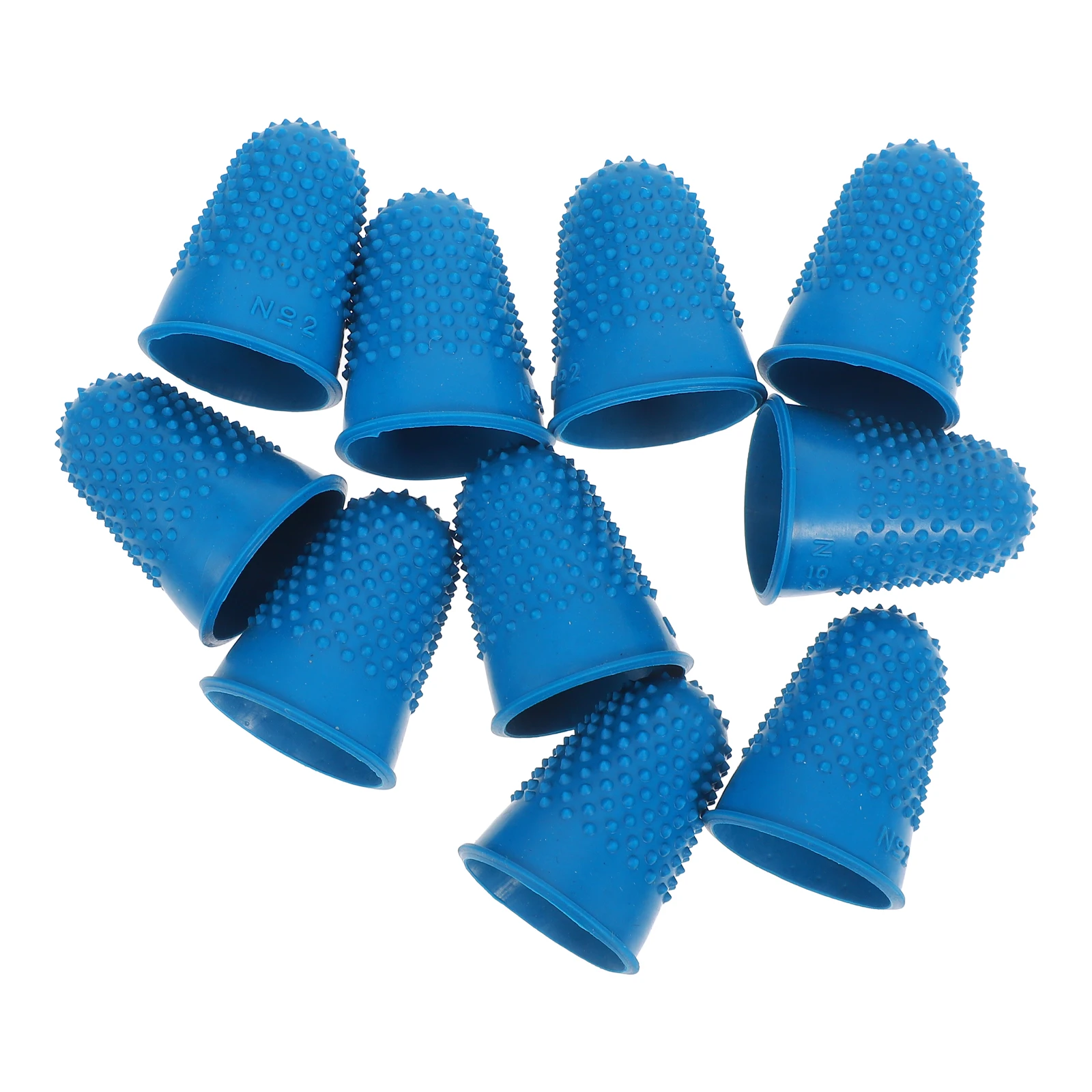 

10pcs Rubber Tips Guitar Rubber Fingertip Cover Fingertip Protector Non Slip Handguard Musical Instrument Accessories