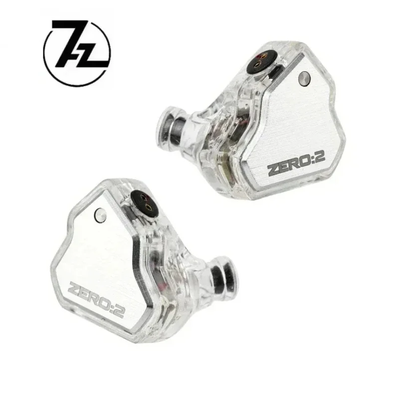 7Hz x Crinacle Zero 2 auriculares HIFI zero2 IEM 10mm controlador dinámico auriculares con cable auriculares para juegos con Cable OFC para músico