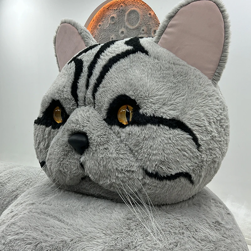 الأرائك الفاخرة غرفة المعيشة شكل حيوان الأريكة السرير القط على شكل أريكة سرير لطيف النائم أريكة الأريكة أريكة فاخرة #5