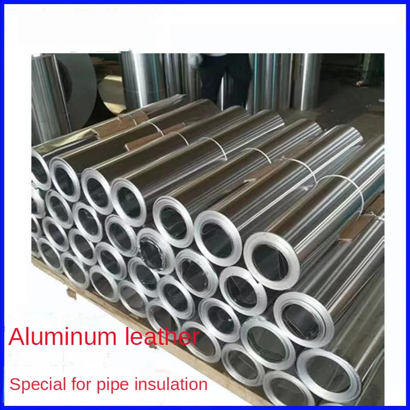 0,2 zu 1mm 50mm/100mm Breite Aluminium Blatt Aluminium Spule Dünne Blatt Dicke Rohr Isolierung Spule werbung Aluminium Platte