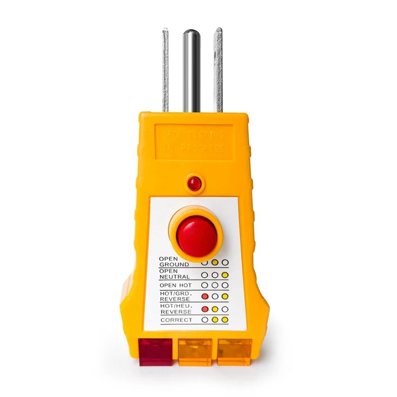 Outlet Tester For Grounding Products, Outlet Tester With GFCI, Electrical Receptacle Tester, Plug Tester,Usplug