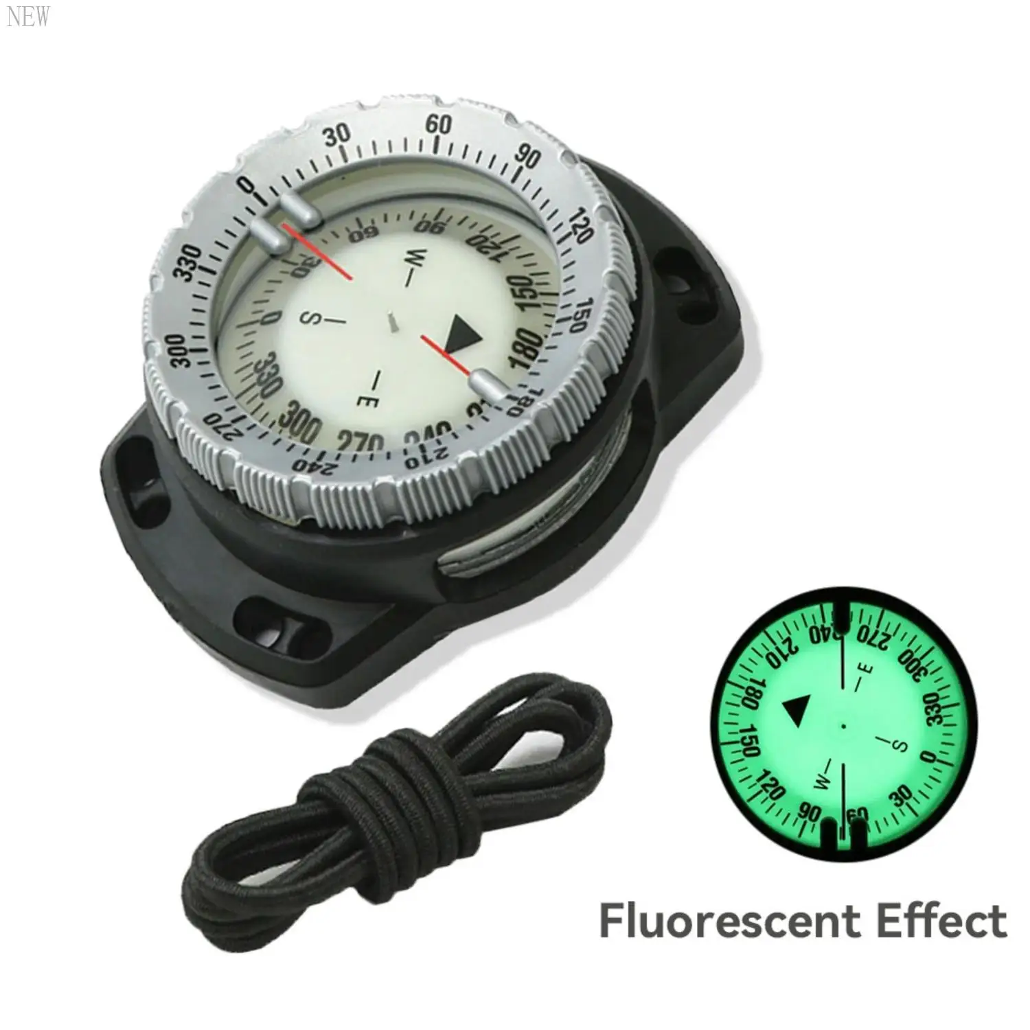 New Outdoor Dive Noctilucent Compass Professional Waterproof Navigator Digital Scuba Luminous Balanced Watch  Swimming Underwate