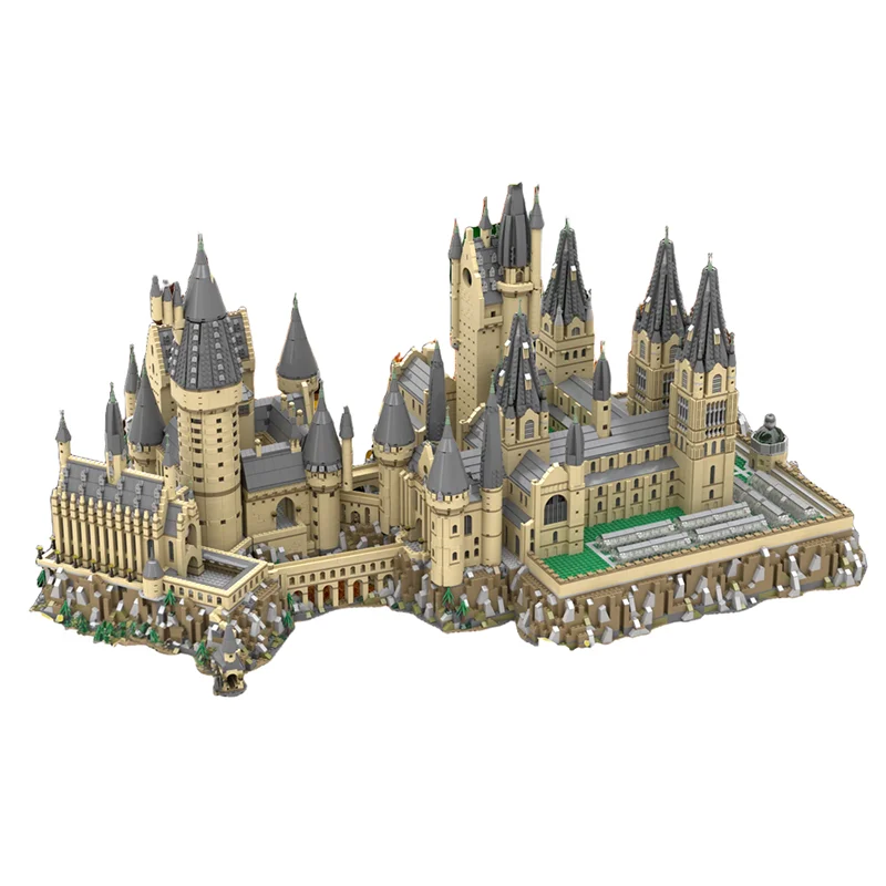 

19371 шт. MOC Remastered Hogwarts Castle 71043 Epic Extension Harry Theme DIY Модель Строительные блоки Подарок на день рождения