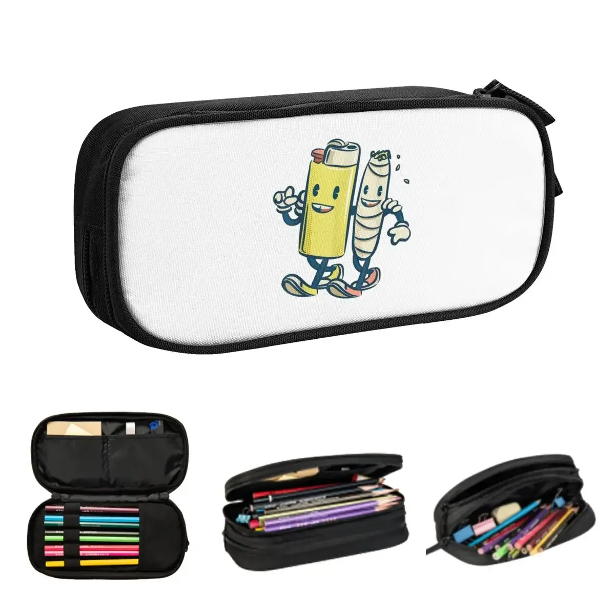 

Weed Bud Joint Lighter Pencil Cases for Student Gifts Pen Box Pencil Bag Big Capacity Pencil Pouch Pen Holder