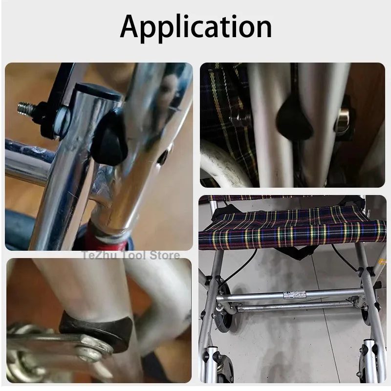 Plastic Pads Wear-Resistant Plastic Connectors Furniture Accessories Office Chair Legs Duckbill Pad Black White Grey