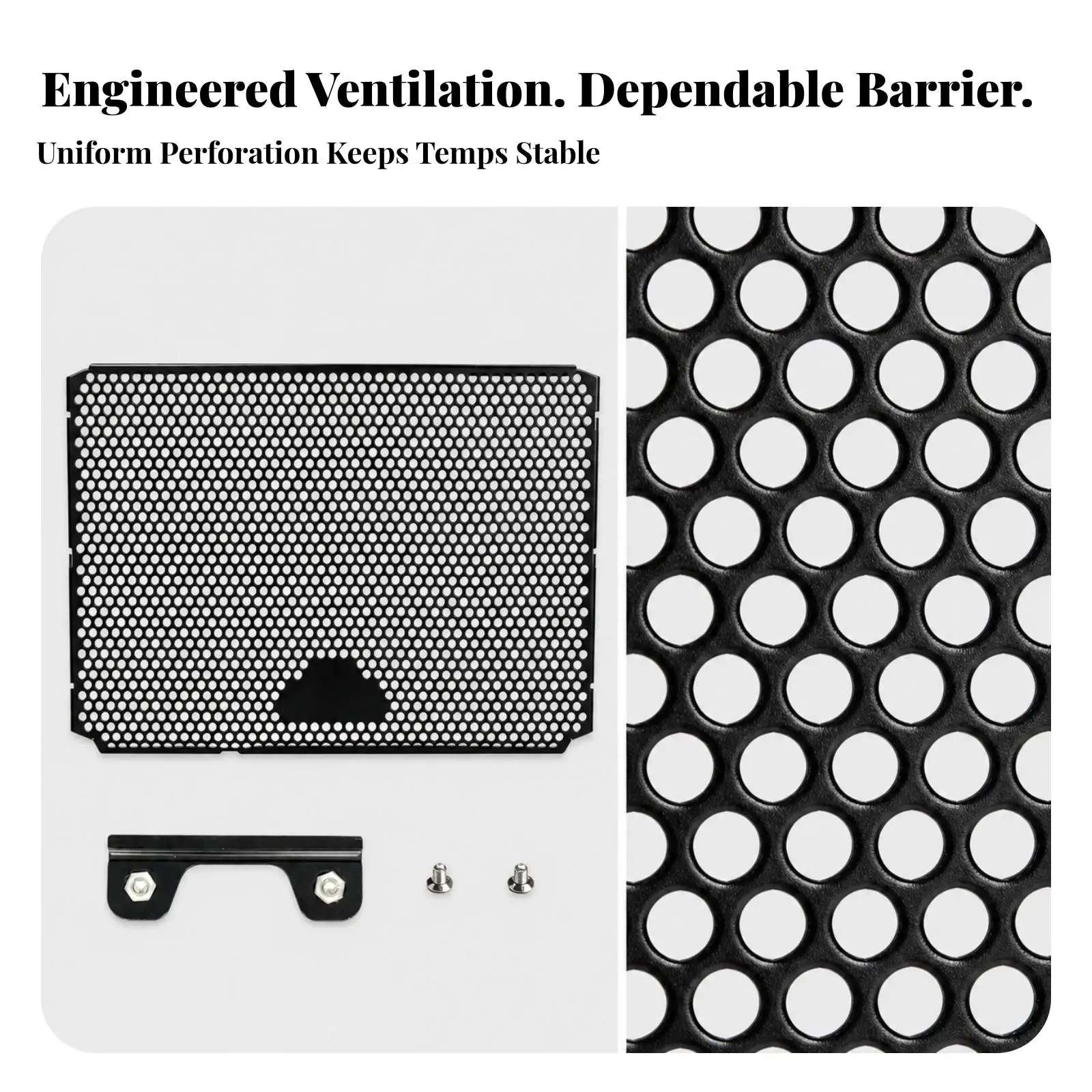 Hardware Defensive Motorcycle Heat Exchanger Guard Flat for Street Riding