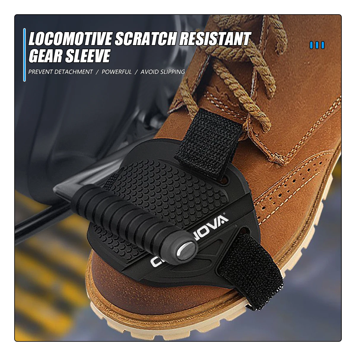 Wasserdichter Motorrad-Schalthebel-Schutz, Schuhschutz für Motorradfahrer, Schalthebel-Protektor für Herren, Motocross-Stiefelüberzug, Zubehör – Detail 6