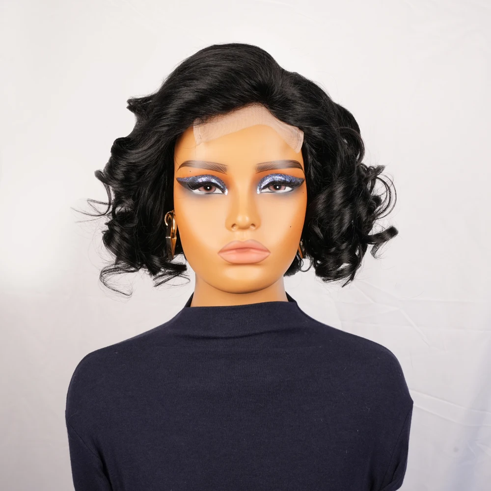 Curly Pixie Wigs Hu… - image