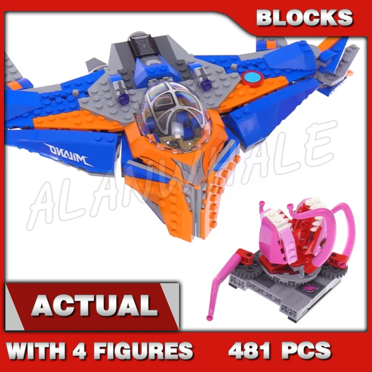 

481pcs Super Fighter Revenger The Mila vs. The Abilisk Spaceship Galaxy Guardian 10748 Building Blocks Set Compatible With Model