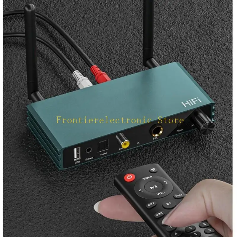 G8DB Digital to Analog Converters Optical 3.5mm Adapters Bluetooth-compatible Receiver Player Adjustment Volumes Converters