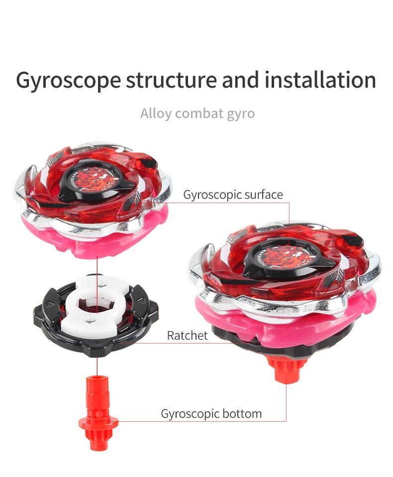 Bey X Hells Reaper CX-05 01 Booster Battle Top Gyro Spinning Toy mit Launcher Weihnachtsgeschenk – Detail 4