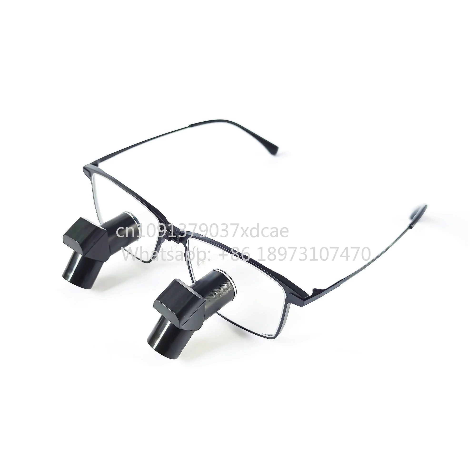 MICAREENM-350X Cadre en titane TTL. Lunettes grossissantes binoculaires. Loupes chirurgicales 3,5x Ergo