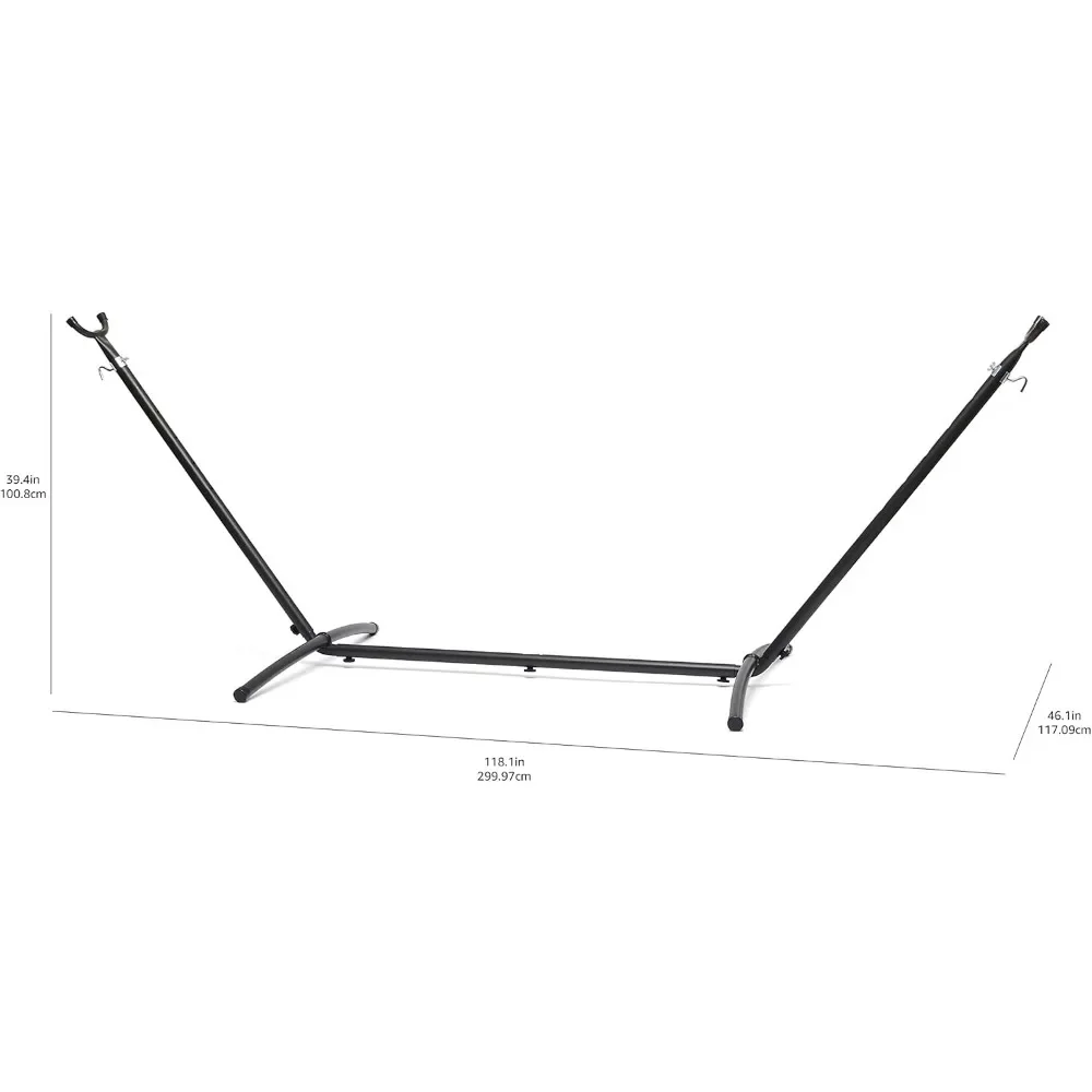 Heavy-Duty Hammock Stand, inclui estojo portátil, 9 pés