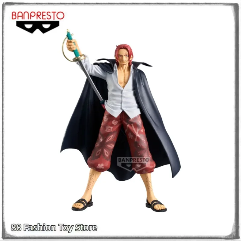 

In Stock Original BANPRESTO One Piece THE GRANDLINE SERIES Shanks Anime Figures Toys Gifts Ornaments