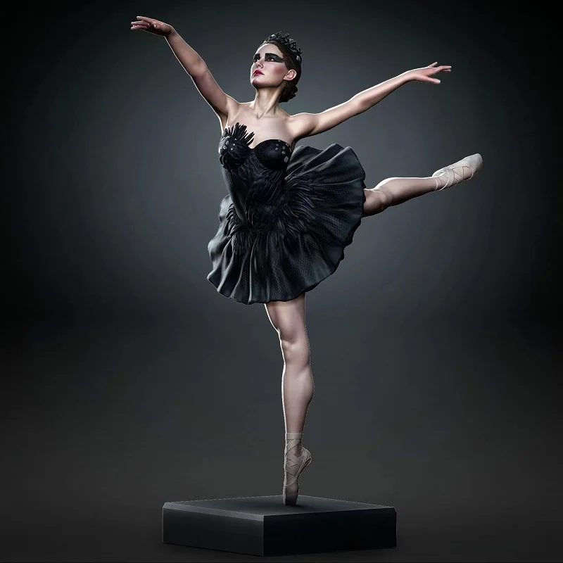 

LindenKing A501 3D Resin Swan Garage Figure Customize Product GK Model Unpainted White-Film Collection To Painter