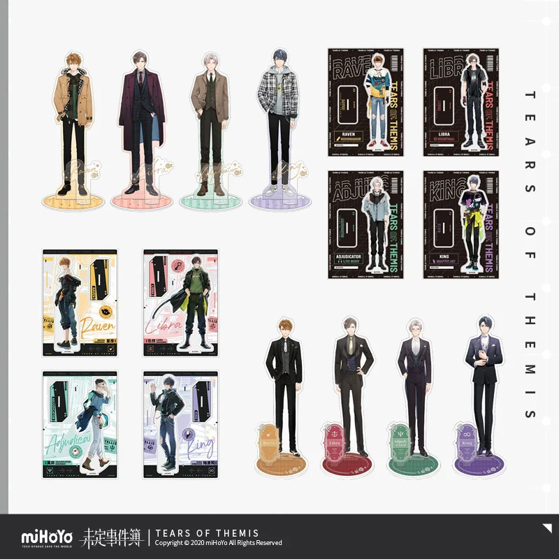 

Официальный товар Sunsyea Tears of Themis miHoYo, оригинальная акриловая подставка Raven Libra Adjudicator King