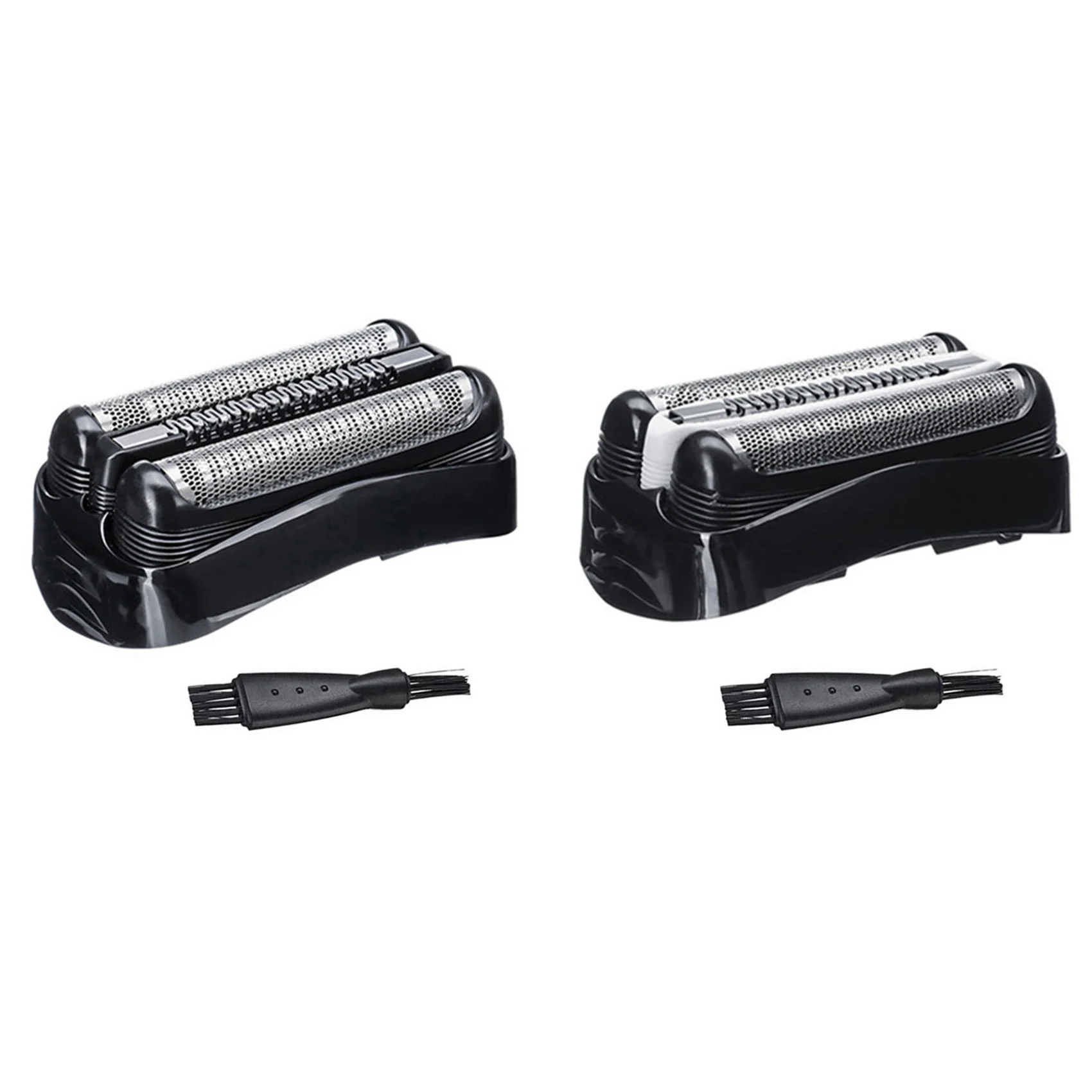 2PCS 21B/32B Shaver Foil&Cutter Set Economical Replacement Shaver Head for Braun Series 3 Electric Razors 301S 310S 320S