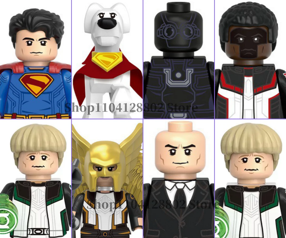 

G0139-2025 New Marvel brick toys Lex Luthor Hawkgirl children's MINI building block toys holiday party gifts doll toys