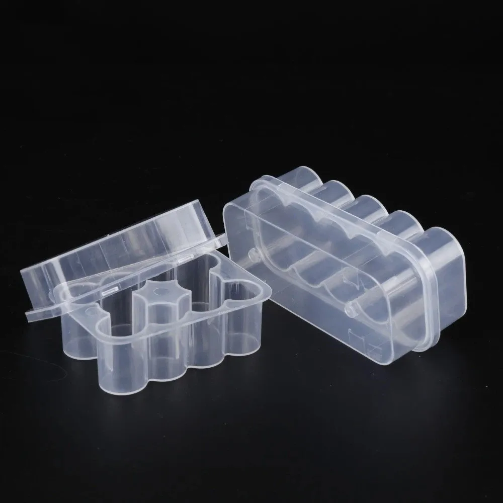 3/5/7/10 ML Insulin Vial Storage Case Transparent 10-Slot Clear Vial Box Dust-proof Plastic Peptide Protector Box Freezer Box
