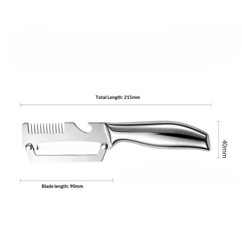 Hot Multifunctional 3-in-1 Stainless Steel Peeler Vegetable & Fruit Slicer Shredder Versatile Kitchen Tool For Peeling Shredding