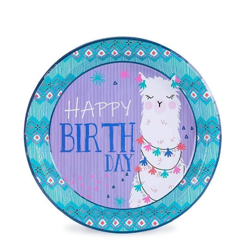 10 قطعة الألبكة موضوع مجموعة أدوات المائدة القابل للتصرف ورقة لوحة الكرتون ورقة كوب بيناتا احتفالية الطرف الديكور أدوات المائدة لوازم