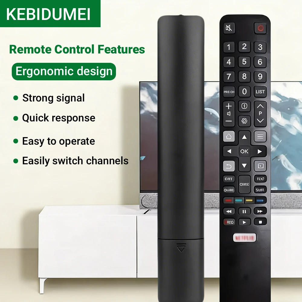 RC802N Universal Remote Control Smart TV Replacer For TCL 4K UHD LCD /LED Smart TCLTV U43P6046/U55C7006/U49P6046/U65P6046