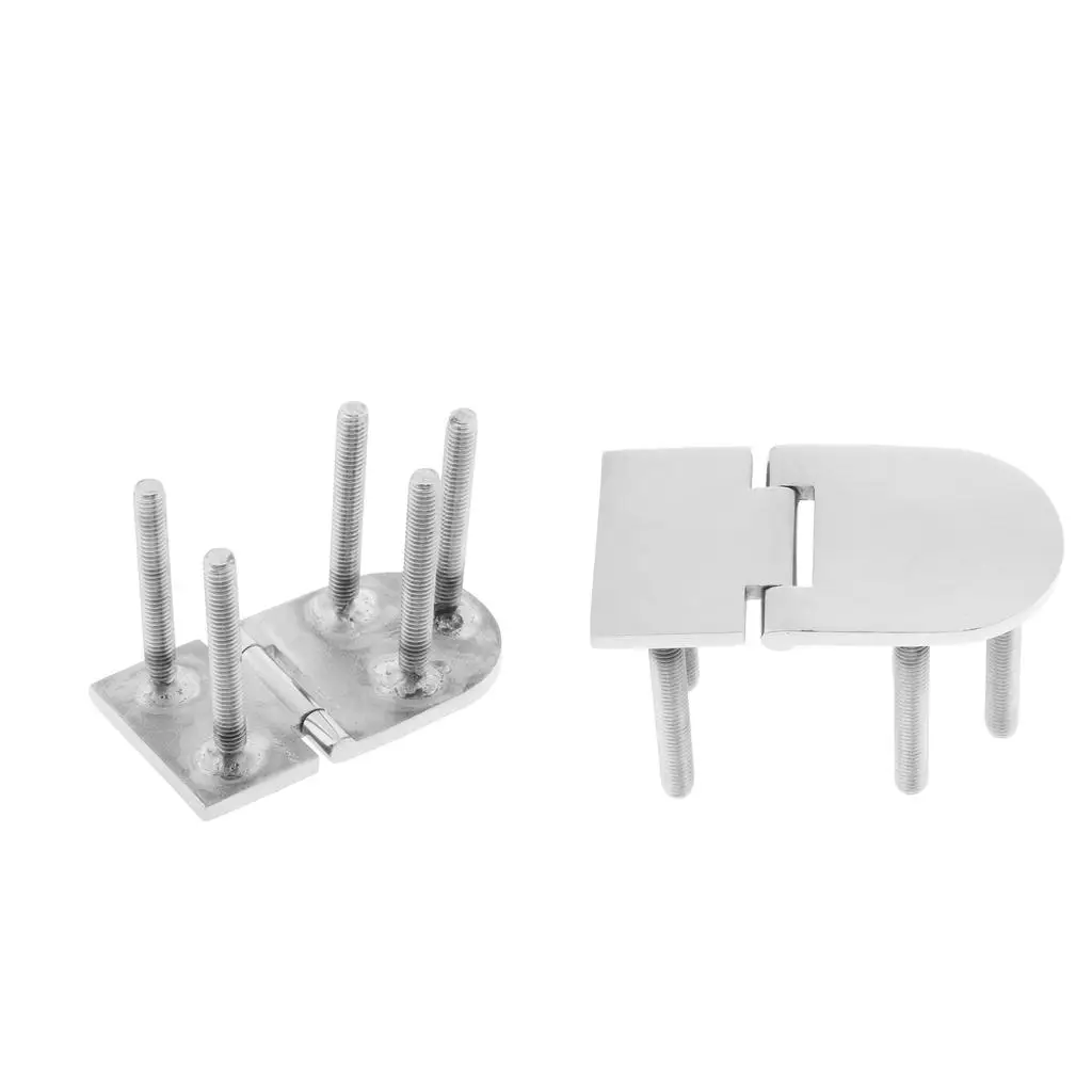 2 Marine Stainless Steel Door Hinge Concealed Fastener 5 Screws