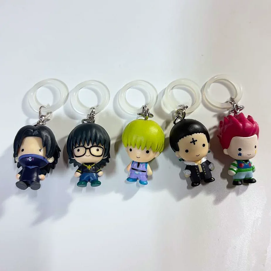 Bandai Gashapon Keychain Hunter X Hunter Phantom Troupe Character Pendant Mini Anime Figure Hisoka Chrollo Lucilfer Bag Charm view 2