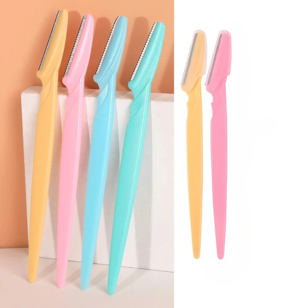 眉毛トリマーナイフポータブル顔かみそり脱毛眉毛脱毛脱毛カッターシェーバーの刃メイクアップツール