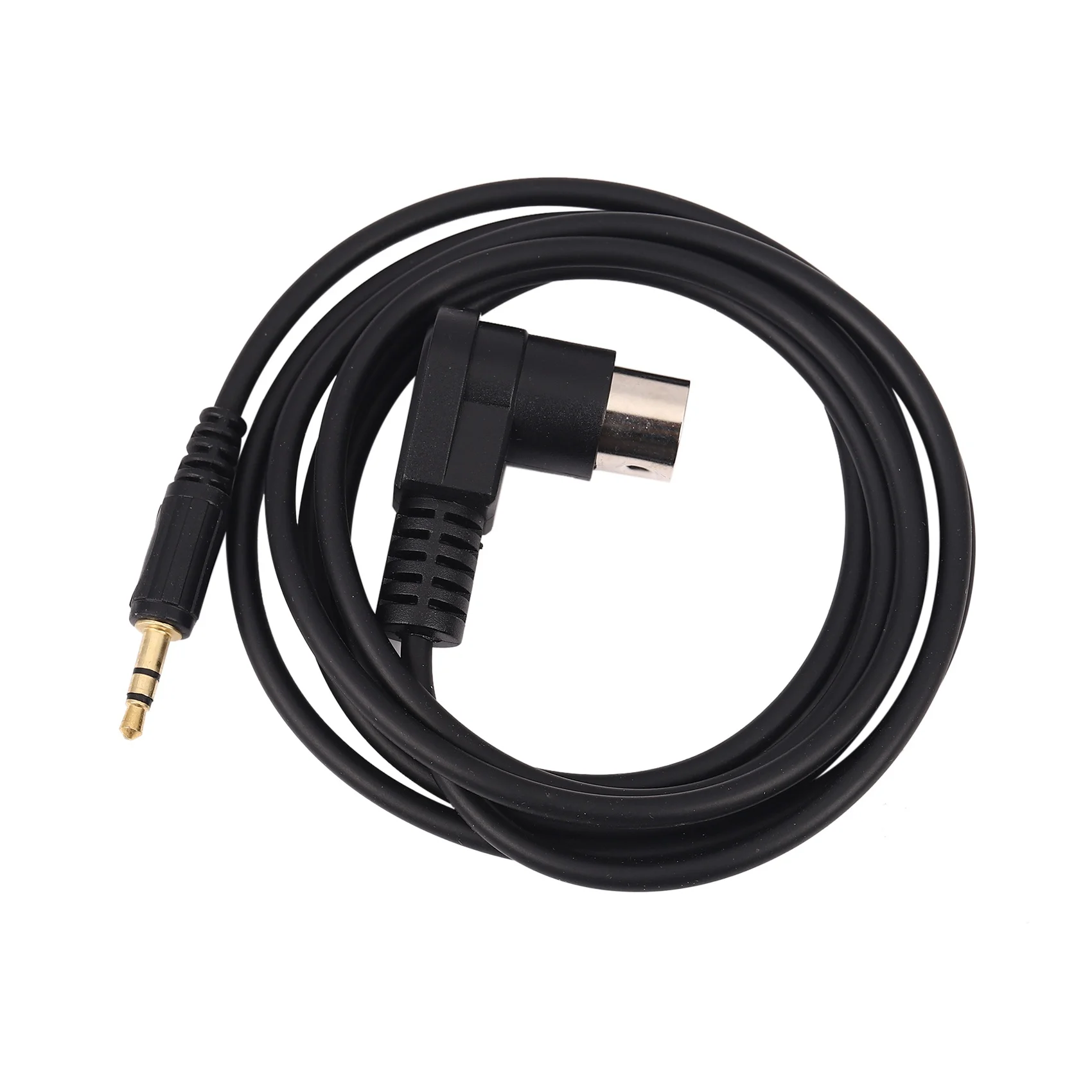 ABQB-Car 3.5Mm AUX Input Adapter Audio Cable Mini Jack AUX 8-Pin M-BUS CD Changer Cable For Alpine Gold Plug