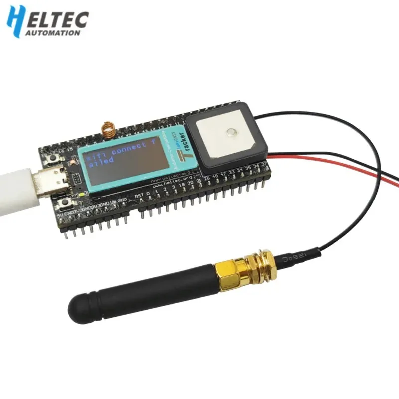 Heltec Lora Wireless Tracker development  ESP32-S3FN8+SX1262+UC6580  LCD display perfectly compatible with Arduino