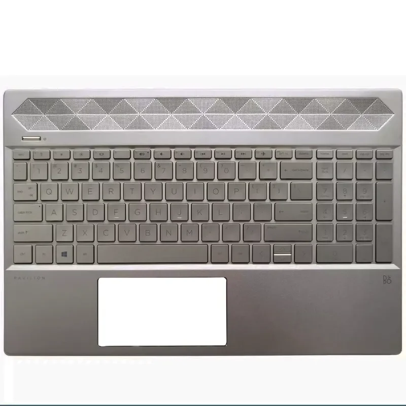 For HP Pavilion 15-CW 15-CS TPN-Q208 TPN-Q210 Keyboard and C Case Replacement