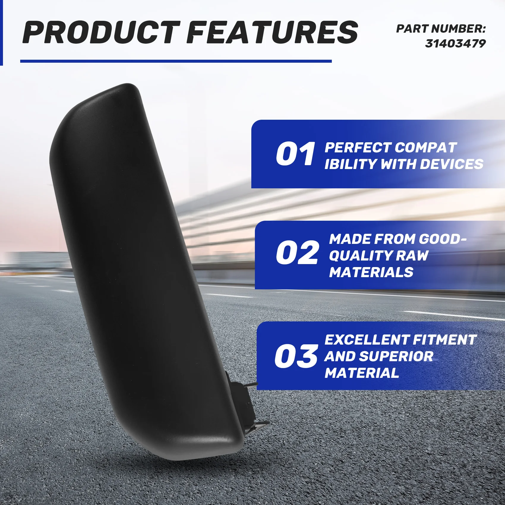 AB96-Car Interior Glasses Case For Volvo V40 C30 S60 XC40 XC60 XC90- Modification Accessories Part Number 31403479