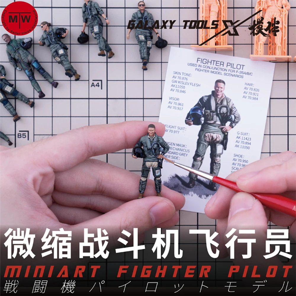 

Galaxy масштаб 1/72 F72017 WWII США военно-морской флот-истребитель фигурка из смолы сцена DIY неокрашенный комплект модели