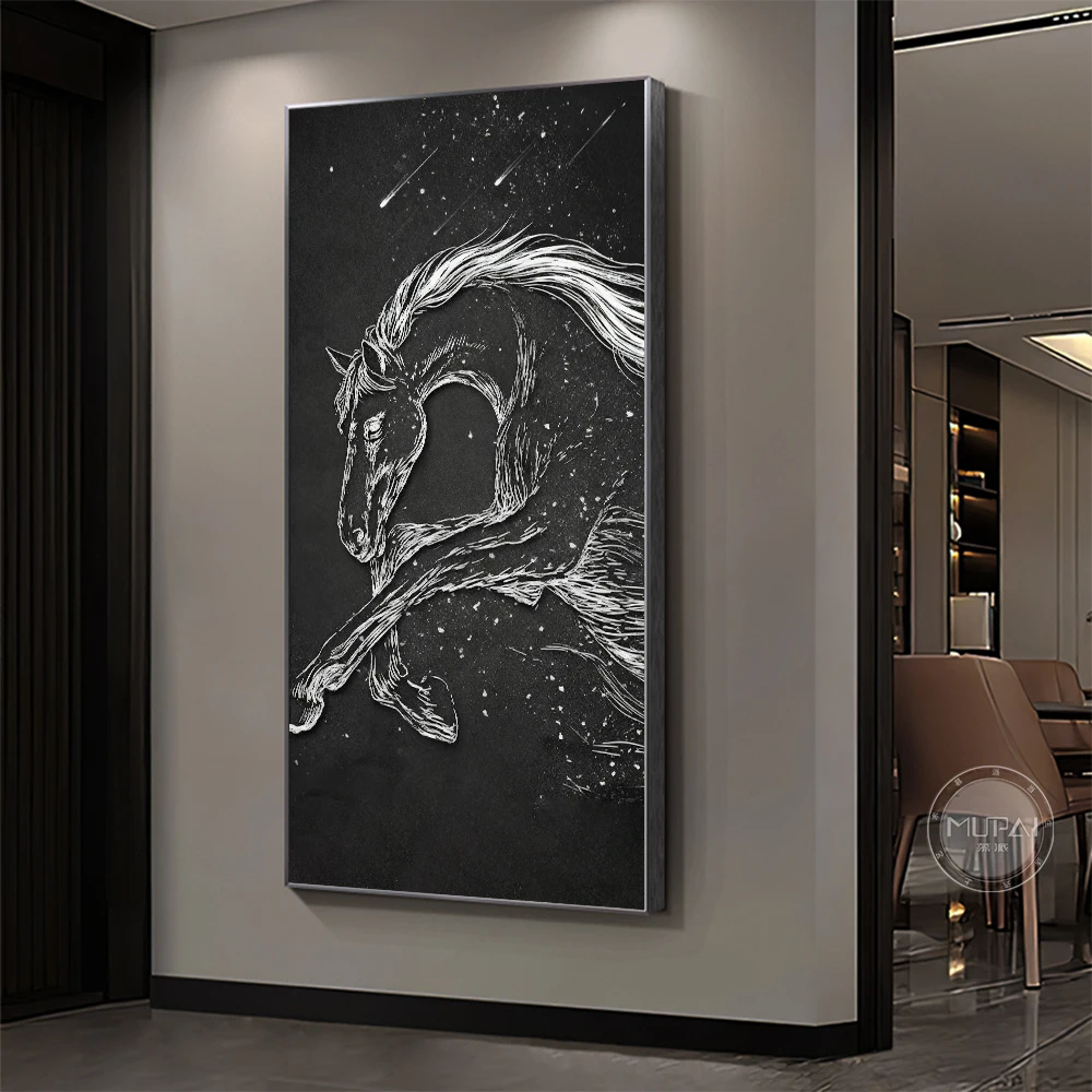 LED Lights Entrance Facing Door Entrance Decoration Painting Modern Luxury Corridor Hanging Painting High-end Wall Lamp Painting