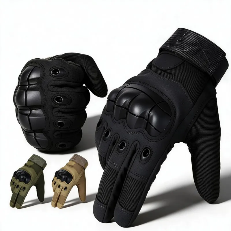 Men Women Offroad Sports Full Finger Gloves, Touchscreen Compatible, Anti-slip Wearproof for Snow Moto Baseball Hunting Hiking