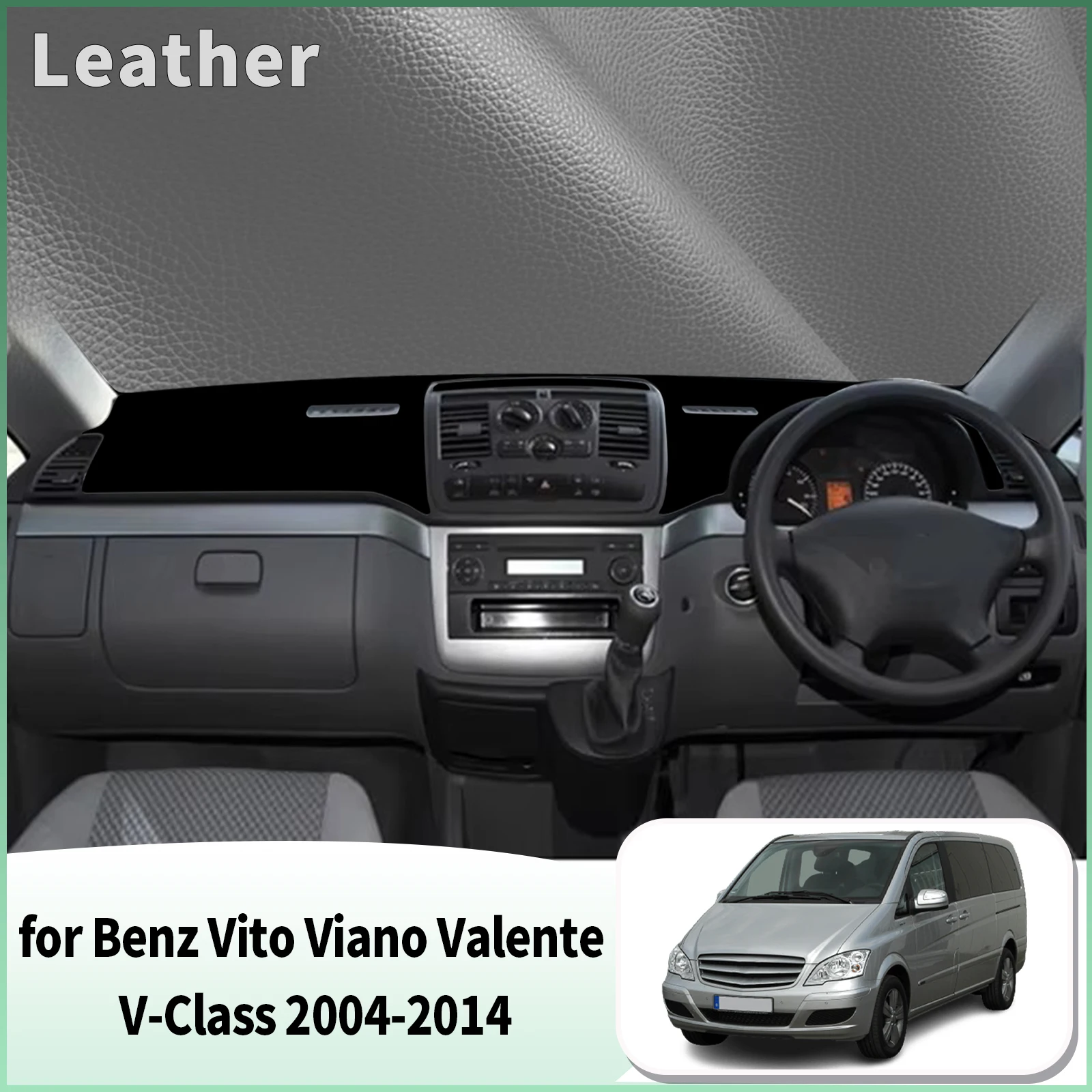 ベンツ-vito-w639-viano-valente-2004-2014-vクラス-ダッシュマット-ダッシュボードカバー-ダッシュマット-汎用-断熱-日焼け防止