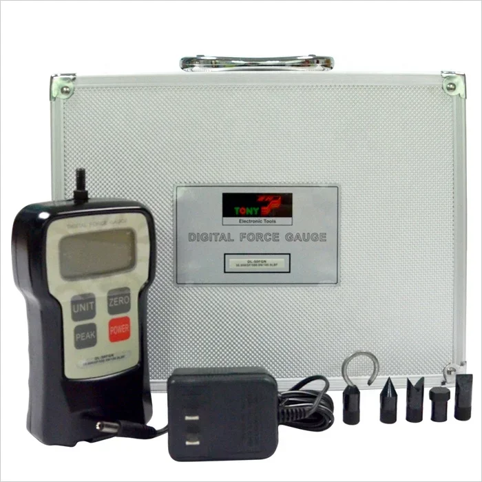 2026 Digital Force Tester & Push Pull Force Gauge DL-50FGN 50kgf Capacity Kgf/N/lb Unit Selection