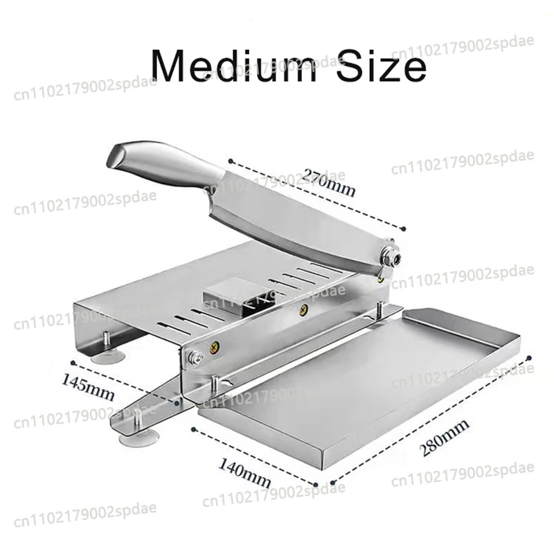 Commercial Slicer Frozen Meat Bone Cutting Machine Minced Lamb Bone Meat Cutter Chicken Duck Fish Rib Lamb Cutting Kitchen Tool