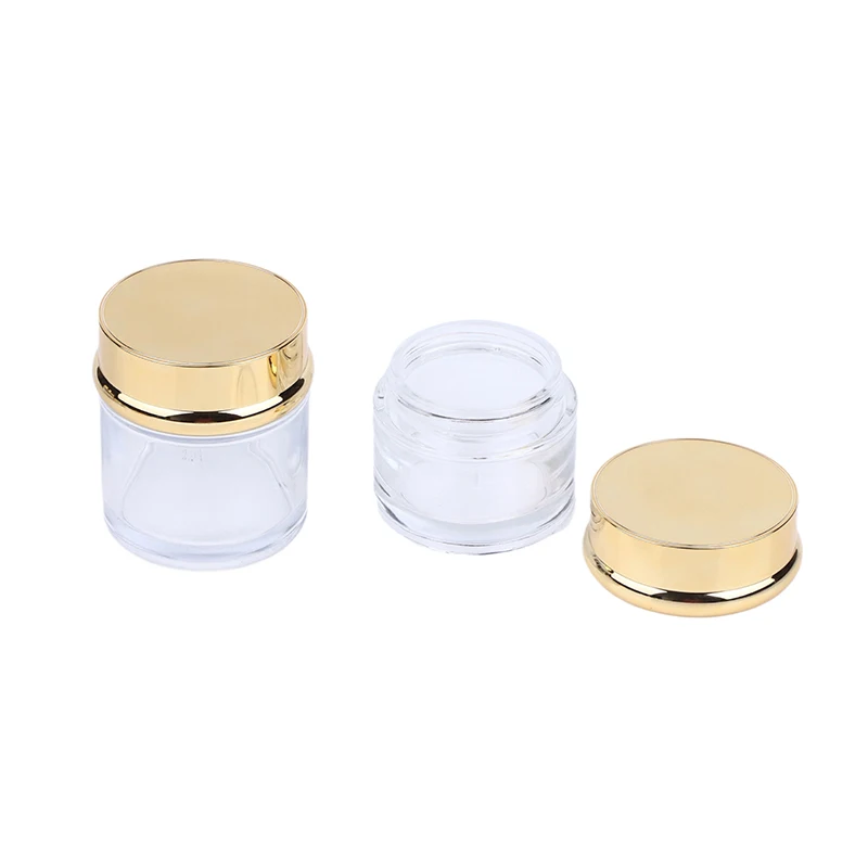 30/50/80/100 جرام الكهربائي جرة كريم فارغة إعادة الملء زجاجة محلول مع ملعقة السفر حاوية مستحضرات التجميل #5