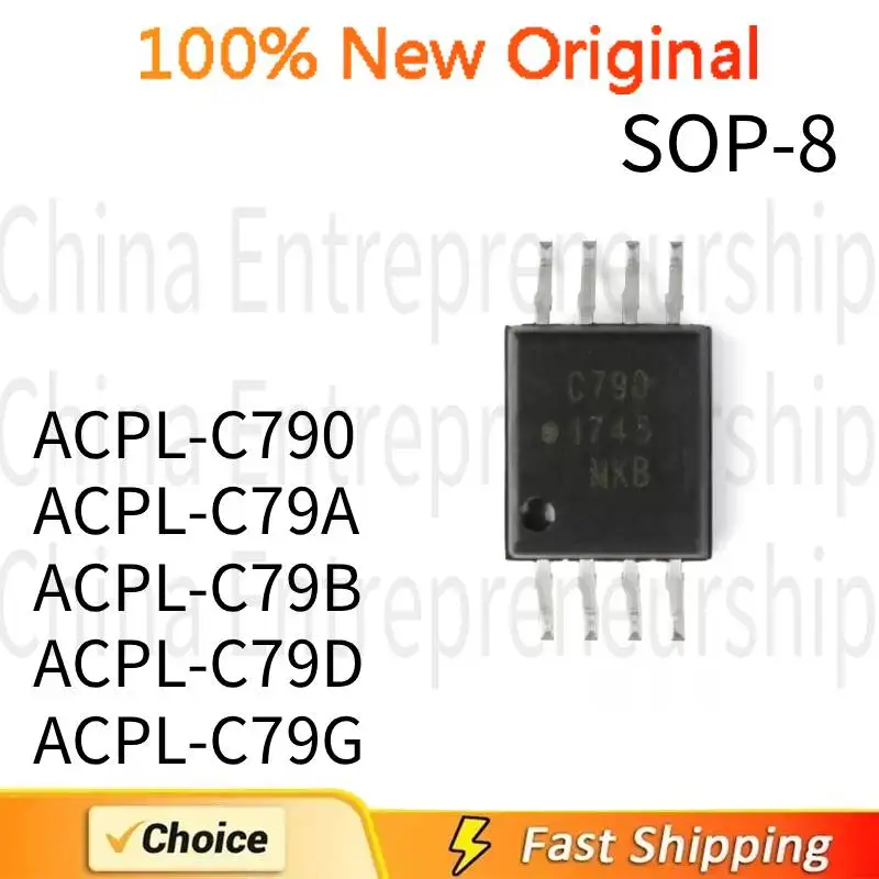 10 PCS SOP-8 ACPL-C790 ACPL-C79A ACPL-C79B ACPL-C79D ACPL-C79G SOP-8 SMD Isolation Amplifier CHIP 100%Quality Original