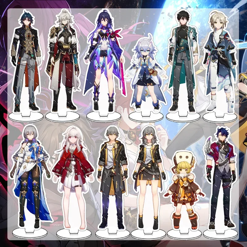 

Game Honkai Impact 3 Cosplay Acrylic Figure, HD Printing Stand, Silverwing: N-EX Bronya Zaychik Statue, EGO Elysia, Xmas Gift fo