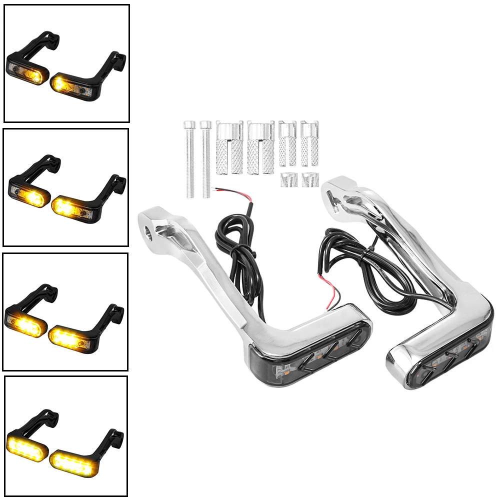

Universal Motorcycle Handguards Motocross Hand Guards Handlebar Protector With LED Turn Signals Light For Dirtbike MX ATV