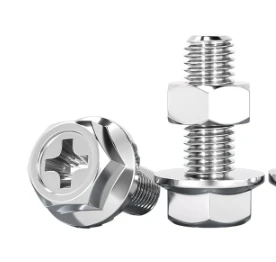 

2 Sets Stainless Steel Cross Nuts Hexagon Fasteners Machinery niture Garden Tools Multi Function Cap Screws Outdoor Durable