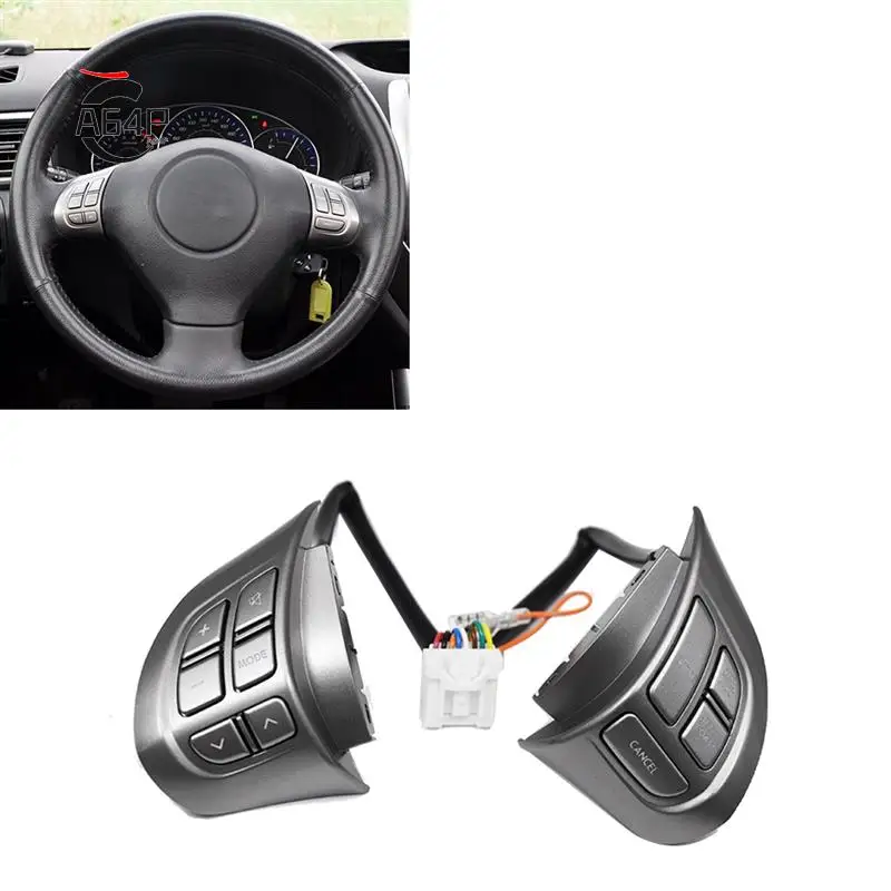 

A64P-Car Steering Wheel Audio Control Button Switch Cruise Control Switch For Subaru Forester 2008-2010 Multifunction Buttons